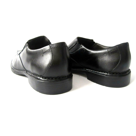 Nunn Bush Mens Size 12M Slip On Split Toe Loafers Black Leather, Gel 84040-001 - Picture 5 of 12
